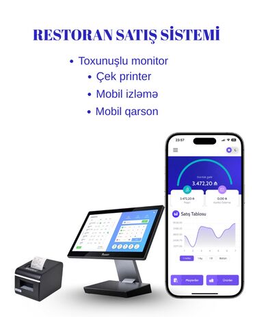 алтын касса: Restoranınız üçün ideal seçim! İlkin ödənişsiz, cəmi 135₼ aylıq!