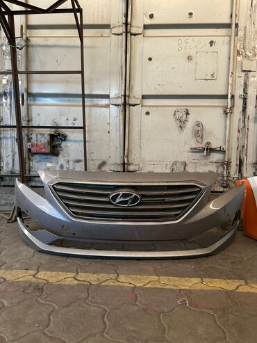фаст фуд на колесах купить бу: Передний бампер с решеткой радиатора для Hyundai Sonata (логотип и