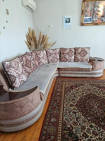 Künc divan – klassik dizaynlı, geniş və rahat - Forma: L-şəkilli künc