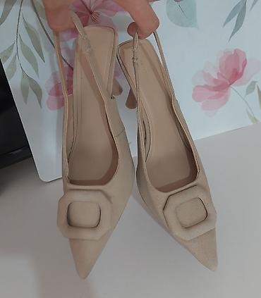oglasi žene: Reserved bež slingback salonke sa špicastim vrhom - Elegantne salonke — 2