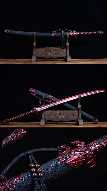 Коллекционные ножи: Японские Катаны Сувенирные металлические мечи Катаны из каленой — 7