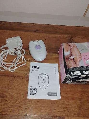 Električni depilatori: Braun Silk-épil 3 – epilator (model SE 3, Type 5320) - U paketu — 12
