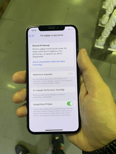 Apple iPhone: IPhone X, 64 GB, Ağ, Zəmanət