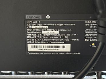 Мониторы: Игровой монитор Lenovo G27c-10 - Диагональ: 27" - Изогнутый экран — 3