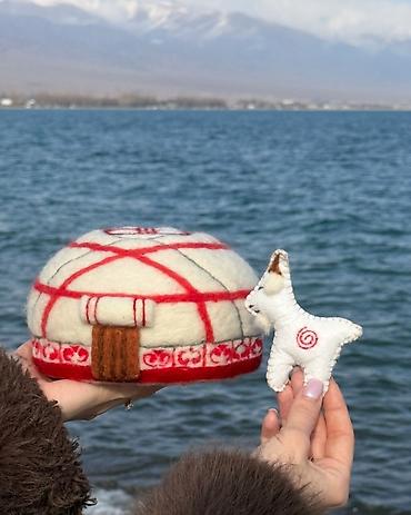 Декор жана интерьер: Изделия из войлока в наличии и на заказ: настенные панно,брелки и — 4