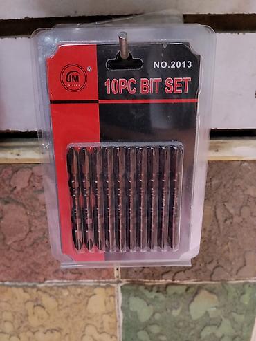 Набор бит JM, модель No.2013 — 10 штук - Формат: 10PC BIT SET (набор