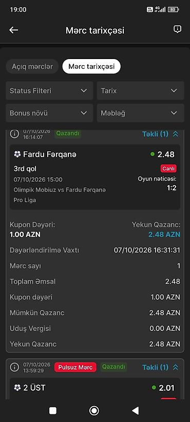 kub hesablama: Xidmət: Canlı idman mərcləri üçün proqnoz paylaşımı (futbol, qadın — 7