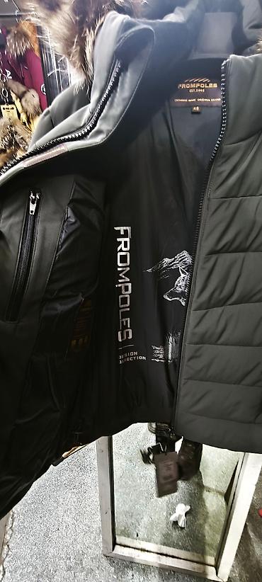 tech flecee: Зимняя мужская парка FROMPOLES - Цвет: черный (на фото также — 6