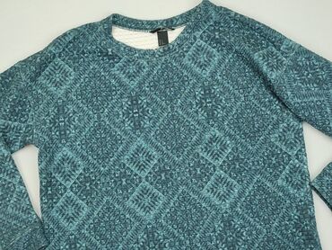 błękitna bluzki: Sweatshirt, H&M, M (EU 38), condition - Good