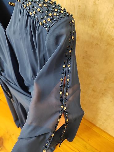 aşbaz forma: Mavi şifon geyim – elegant və zərif dizayn - Parça: Yüngül, axıcı — 6