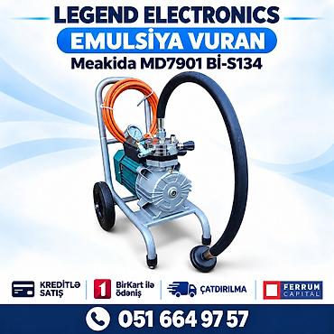Elan başlığı: Meakida MD7901 Bİ-S134 emulsiya vuran, boya aparatı lalafo.az -da Elan başlığı: Meakida MD7901 Bİ-S134 emulsiya vuran, boya aparatı