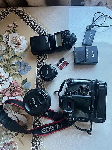 canon 18135: Fotoaparat Canon EOS 7D Cihaz tam işləkdir. tam komplekt satılır — 1
