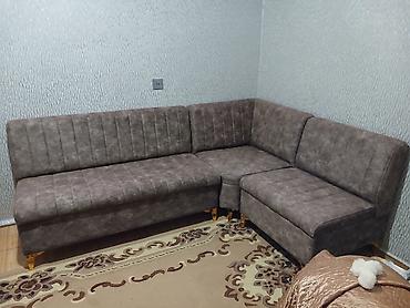 Künc divan dəsti - Forma: L-şəkilli künc divan, 3 hissədən ibarət