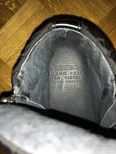 Čizme: Muške kožne ICEBERG čizme – crne - Klasičan ICEBERG model sa — 14