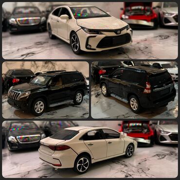 maşın modelleri: MiniAuto 1/32 Toyota Corolla Defektsizdir 1/36 Toyota Prado Orginala