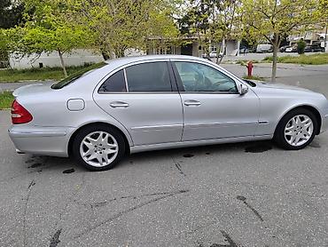 w211 duman: Mercedes-Benz E-Class (W211) sedan - Kuzov: 4 qapılı sedan, gümüşü — 10