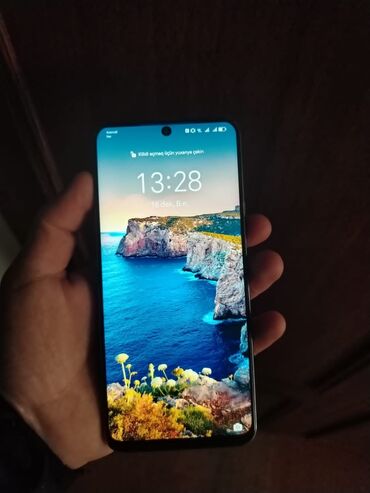 Honor: Honor X8, 128 GB, rəng - Göy, Barmaq izi, İki sim kartlı, Face ID