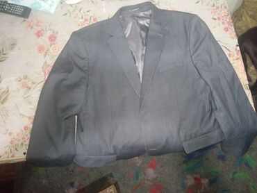 52 размер мужской одежды: Костюм цвет - Серый