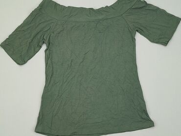 zielone bluzki z bufiastymi rękawami: Bluzka Damska, S, stan - Dobry