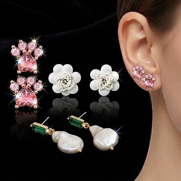 Серьги сөйкө Г — изысканное сочетание натурального жемчуга и