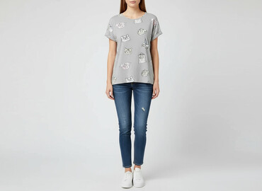 t shirty oversize bershka: Bershka, Women`s T-shirt, size XS