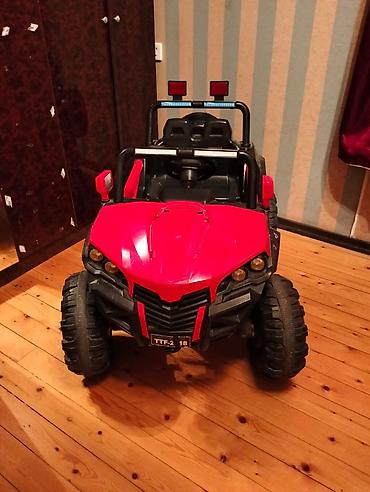 uwaq masini: Uşaq elektrik maşını – off-road tipli buggy - Rəng: qırmızı-qaraı - — 1
