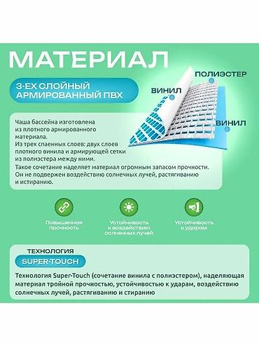 Бассейны: 305/76см. Intex 26702 Каркасный бассейн Prism Frame, 4485л, фил.-насос — 3