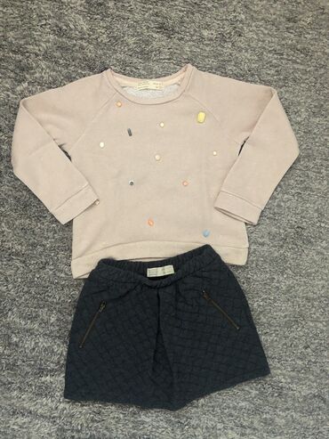 kenzo paris duks: Zara, Set: Skirt, Sweatshirt, 104-110