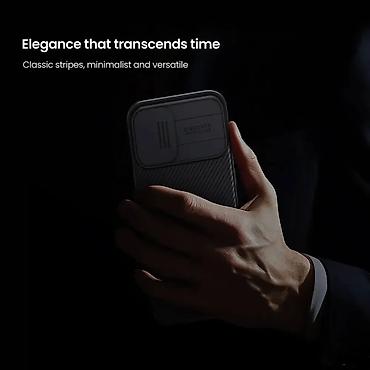 Maske i futrole za telefone: Futrola Nillkin Cam Shield Pro za Iphone 16 Plus (6.7) crna. Uz brzu — 11