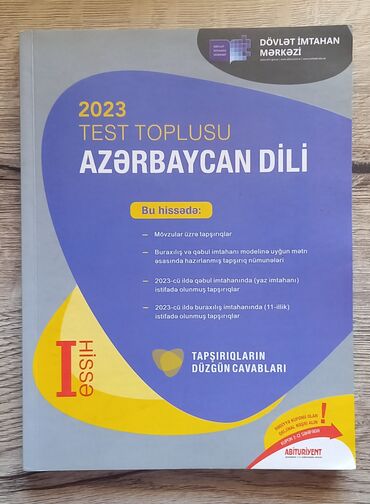 orfoqrafiya ve orfoepiya lugeti: Azərbaycan dili Testlər 11-ci sinif, DİM, 1-ci hissə, 2023 il