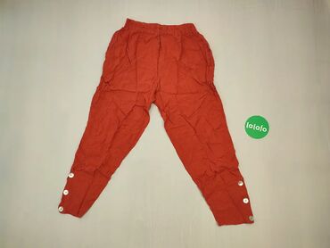 Spodnie: Spodnie XS (EU 34), wzór - Jednolity kolor, kolor - Pomarańczowy
