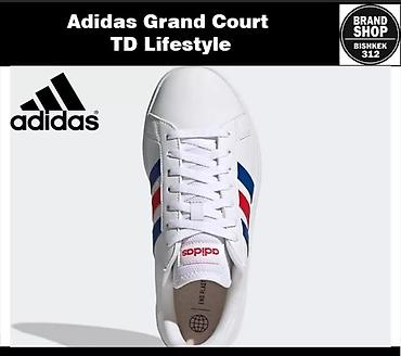 Мырзалардын бут кийими: Эркектердин кроссовкасы, 40.5, Adidas, Жаңы, түсү - Ак, Өзү алып кетүү, Акысыз жеткирүү, Акылуу жеткирүү — 7