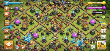 Oyun diskləri və kartricləri: Clash of clans oyun hesabı 199 Level ciddi alicilar narahat eləsin