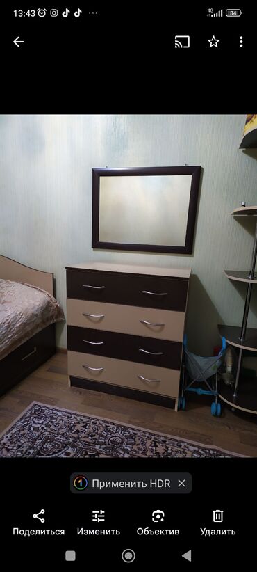 белорусская мебель спальный гарнитур бишкек цены: Спальный гарнитур, цвет - Бежевый, Б/у