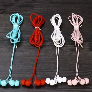 Другие аксессуары для компьютеров и ноутбуков: Earphone ML 22 - Jack 3.5, наушники + микрофон - длина шнура 1 — 6