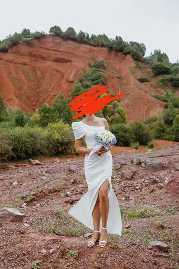 свадебное платье с поясом: Эксклюзивное платье, надевала 1 раз