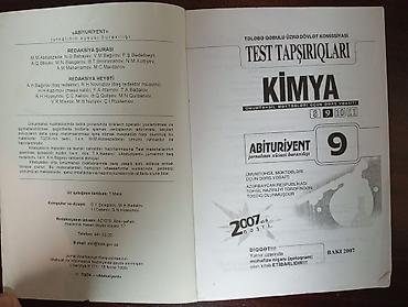 Testlər: Kimya Testlər 11-ci sinif, DİM, 2-ci hissə, 1994 il — 6