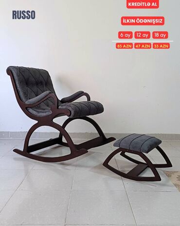 Kreslolar: Yeni, Kreslo-kaçalka, Parça, Kredit var, Ünvana pulsuz çatdırılma — 2