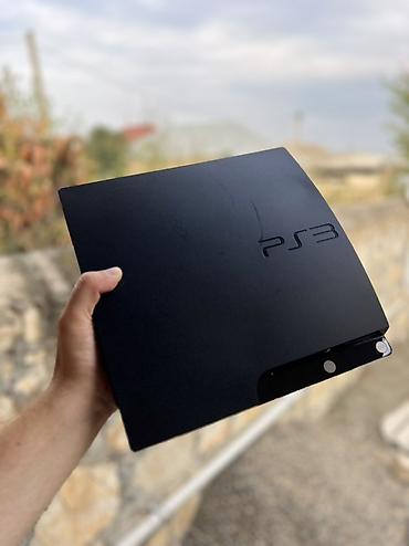 playstation super slim 3: Sony PlayStation 3 Slim oyun konsolu - Model: PS3 Slim (mat qara — 1