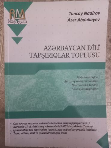 rm nəşriyyatı ədəbiyyat pdf in Azərbaycan | KITABLAR, JURNALLAR, CD, DVD: RM nəşriyyat Azərbaycan dili test toplusu
