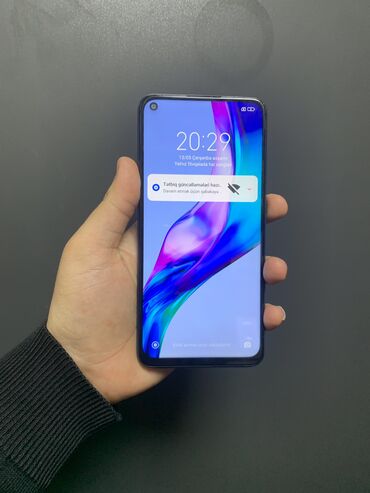 Xiaomi: Xiaomi Redmi Note 9, 128 GB, rəng - Qara, 
 Sensor, Barmaq izi, İki sim kartlı