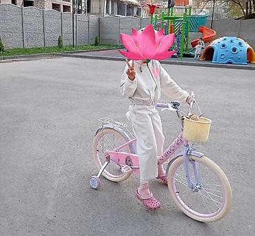 фикс pink: Детский велосипед, 4-колесный, 6 - 9 лет, Для девочки, Новый — 1