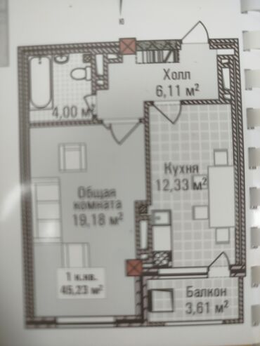 купить дом под ипотеку: 1 комната, 455 м², Элитка, 2 этаж, ПСО (под самоотделку)