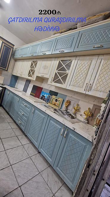 *2200₼ vitrin MƏTBƏX mebeli yenidir*‼️ Dəyərindən ucuz satılır
