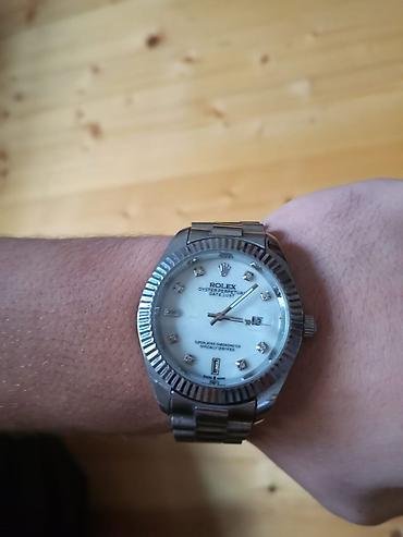 sahmat saati: İşlənmiş, Qol saatı, Rolex, rəng - Gümüşü — 3