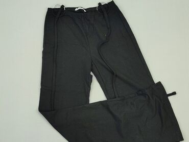 czarne bawełniany t shirty: Spodnie materiałowe, SinSay, XS, stan - Bardzo dobry