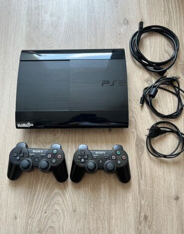 PS5 (Sony PlayStation 5): Sony PlayStation 3 oyun konsolu iki ədəd "SIXAXIS" simsiz pultu ilə