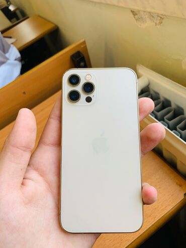 Apple iPhone: IPhone 12 Pro, 128 GB, Qızılı, Barmaq izi, Face ID