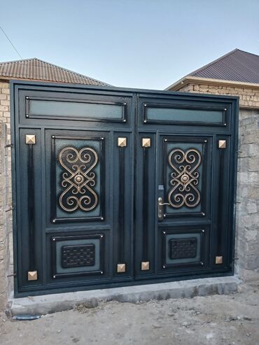 Həyət darvazaları: Darvazalarin seyf qapilarin satisi. KREDİTLE VEYA NEGD SATIŞ ÜNVAN — 12