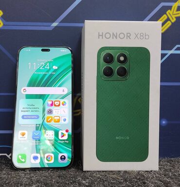 Honor: Honor X8b, rəng - Yaşıl, Düyməli, Sensor, Barmaq izi